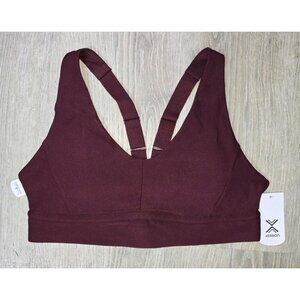 Xersion Women's Train Port Wine Removable Bra Cups